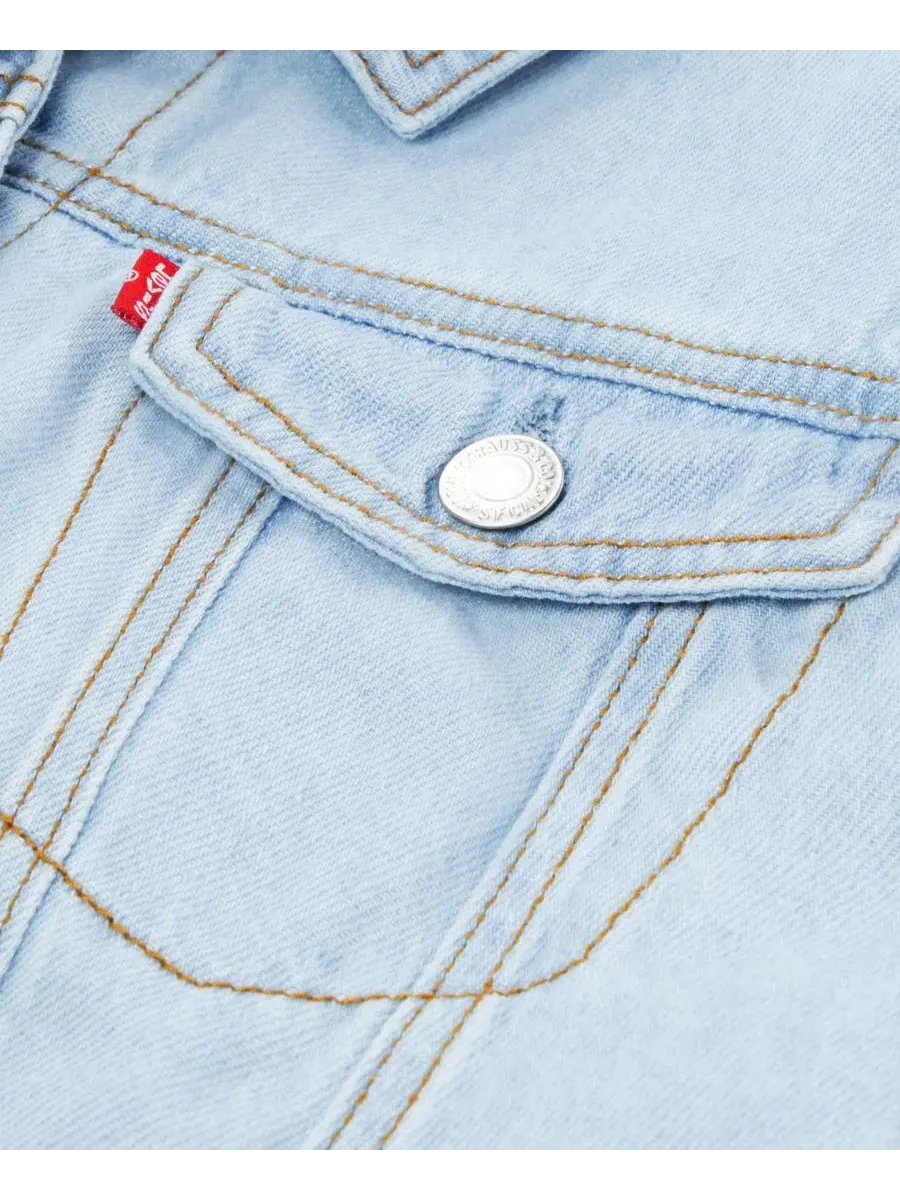 Детская куртка-тракер Bubble Trucker для девочек 7-16 лет Levi's, Wow Me Over — изображение 5 из 7