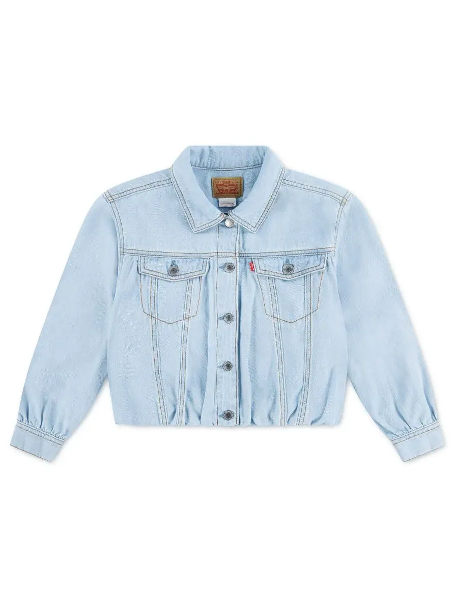 Детская куртка-тракер Bubble Trucker для девочек 7-16 лет Levi's, Wow Me Over — изображение 6 из 7
