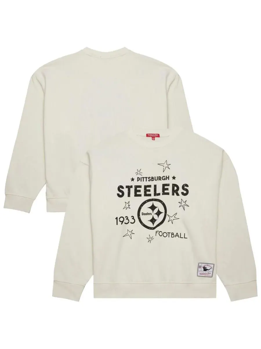 Fanatics Женская кремовая толстовка больших размеров с изображением футболки Pittsburgh Steelers — изображение 1 из 3