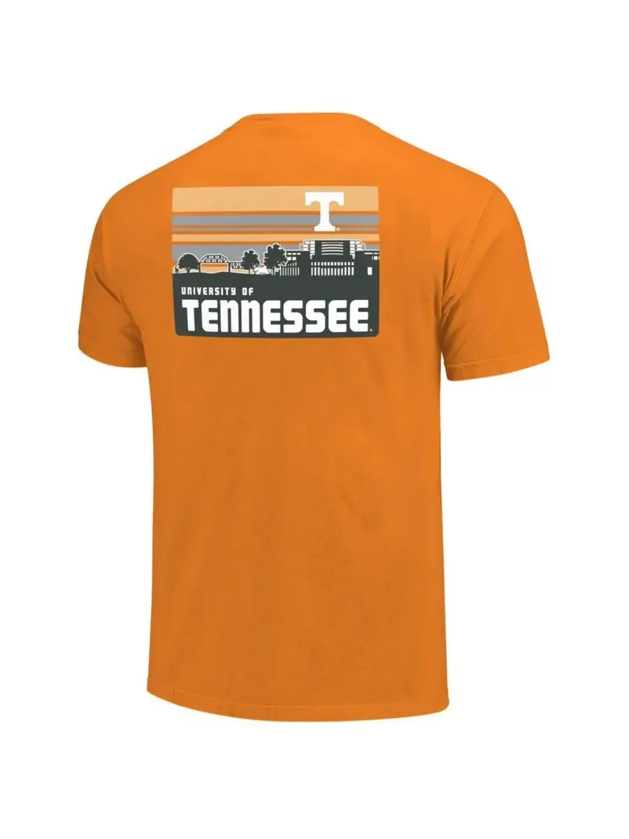 Image One Мужская футболка Tennessee Orange Tennessee Volunteers в полоску с изображением — изображение 2 из 3, оранжевый