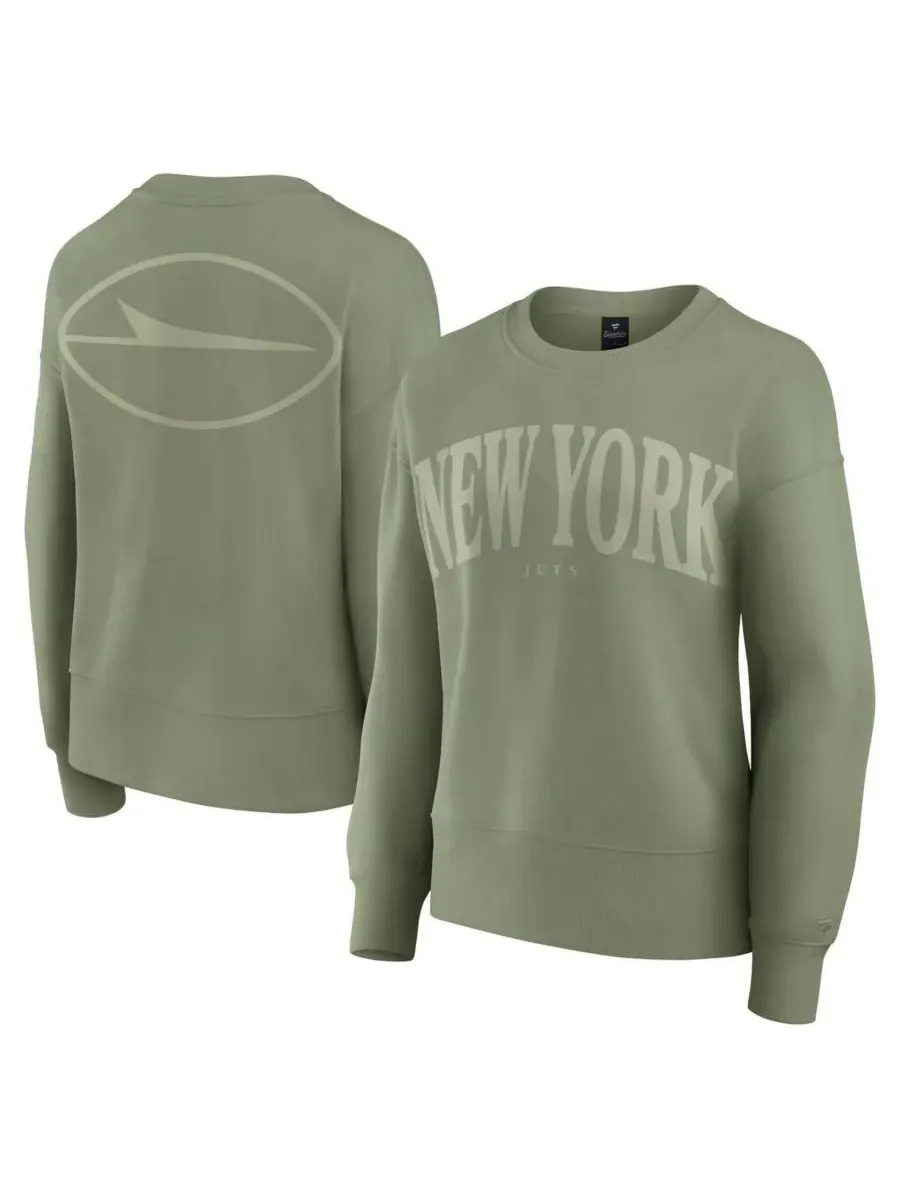 Fanatics Женская зеленая толстовка New York Jets Elements — изображение 1 из 3, зеленый