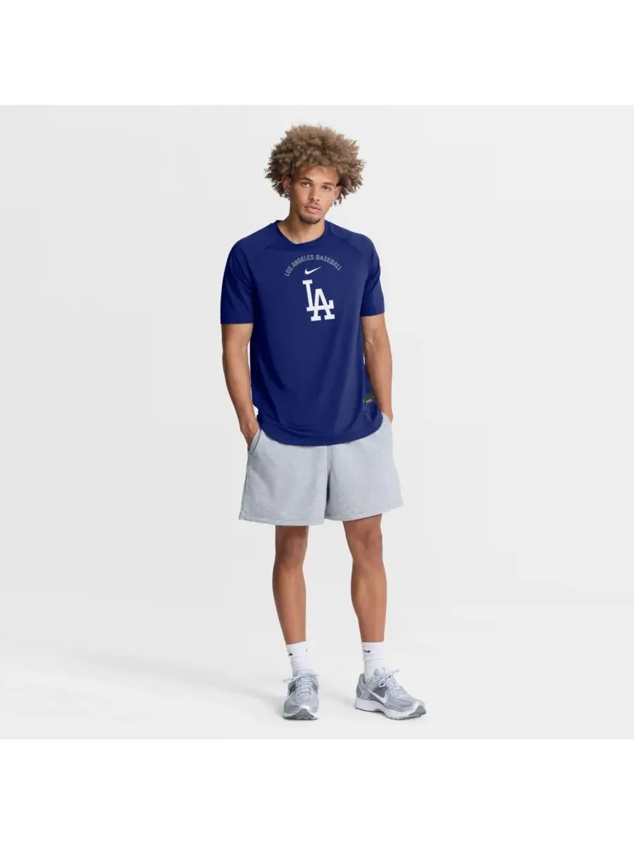 Мужская футболка-реглан из аутентичной коллекции Royal Los Angeles Dodgers, предназначенная для — изображение 3 из 3