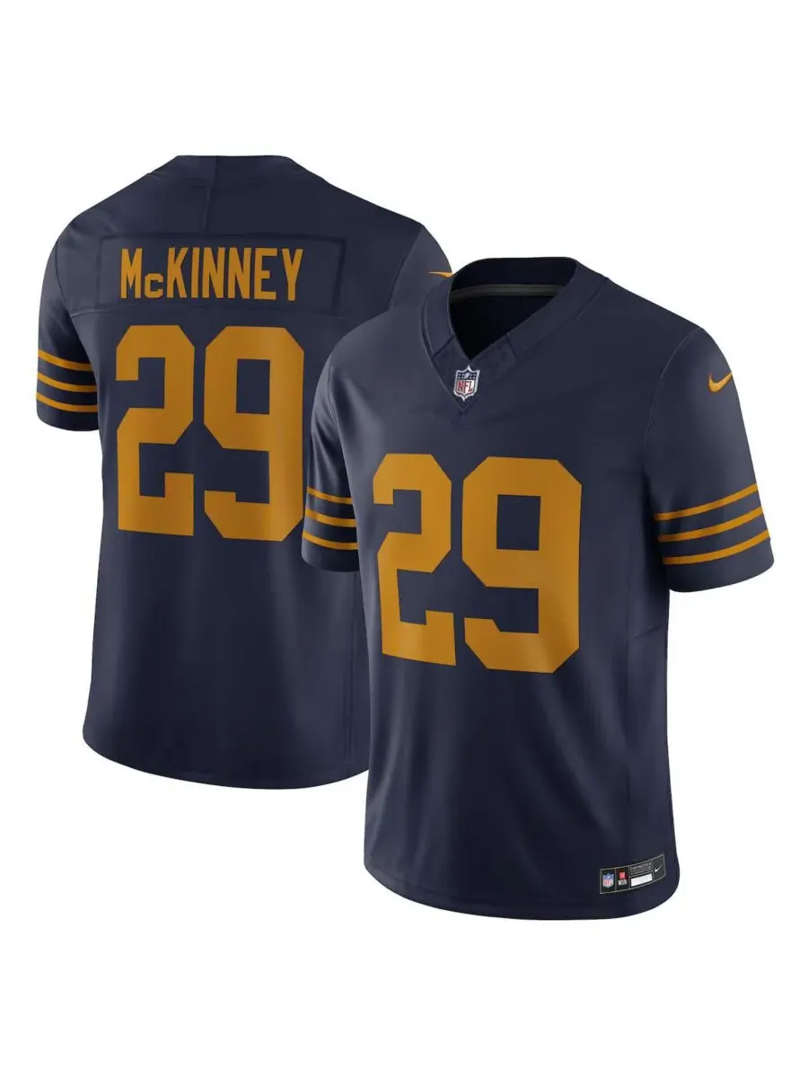 Nike Мужская темно-синяя футболка Ксавье МакКинни из команды Green Bay Packers, классическая модель — изображение 1 из 3