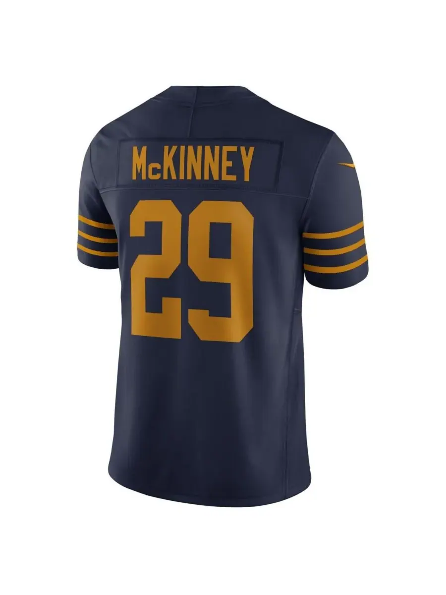 Nike Мужская темно-синяя футболка Ксавье МакКинни из команды Green Bay Packers, классическая модель — изображение 3 из 3