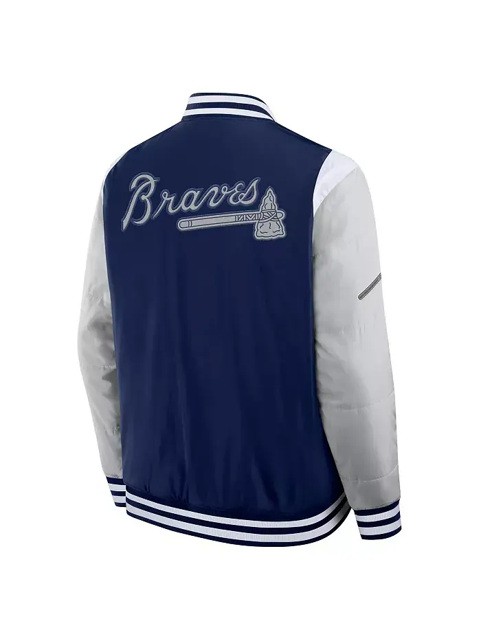 Мужская синяя куртка Atlanta Braves Elements Elite на молнии Fanatics — изображение 3 из 3