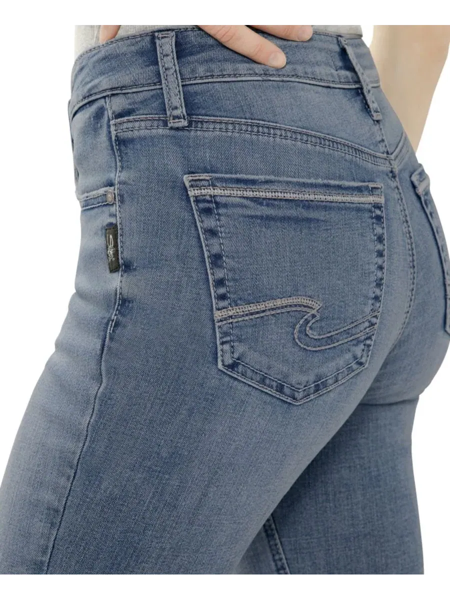 Женские укороченные узкие джинсы Suki со средней посадкой Silver Jeans Co. — изображение 3 из 4