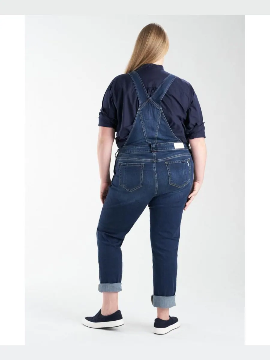 Джинсовый комбинезон больших размеров SLINK Jeans, Martha — изображение 2 из 3