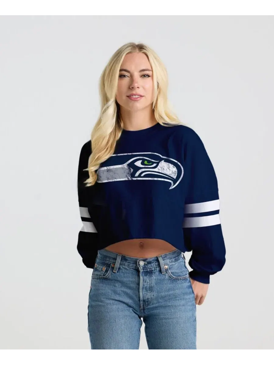 Футболка с длинным рукавом оверсайз с принтом Spirit Jersey — изображение 1 из 2, темно-синий