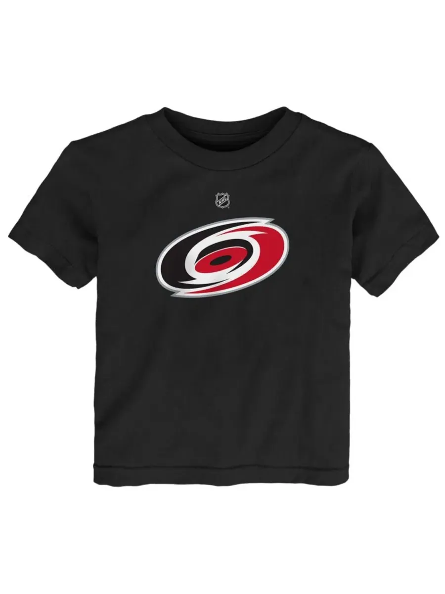 Футболка Carolina Hurricanes Primary Logo из хлопка Outerstuff — изображение 1 из 1, черный