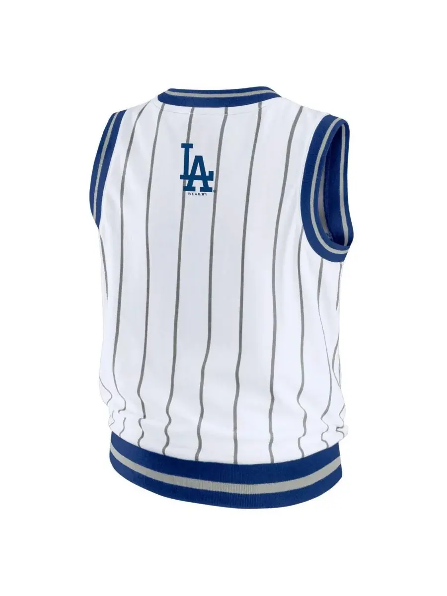 WEAR by Erin Andrews Женская белая спортивная майка Los Angeles Dodgers — изображение 3 из 3, белый
