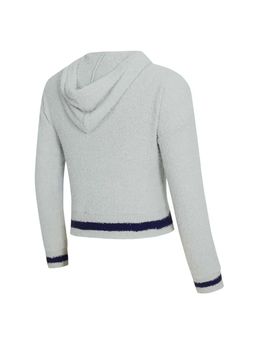 Concepts Sport Женский серый комплект из худи и шорт с длинными рукавами и символикой команды — изображение 3 из 3