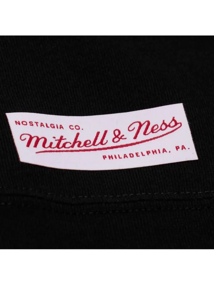 Mitchell & Ness Мужская черная флисовая толстовка с круглым вырезом Alabama Crimson Tide Half Time — изображение 5 из 5