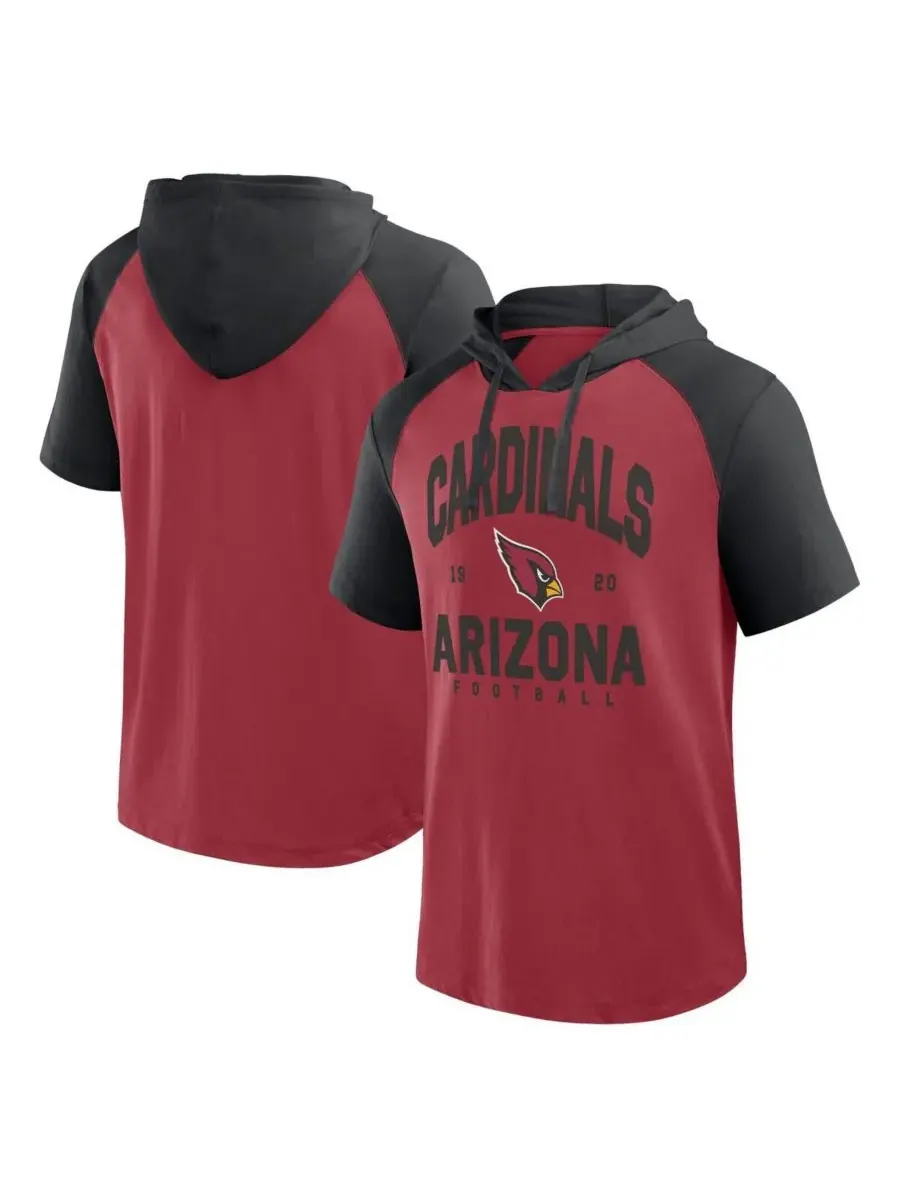 Мужская толстовка с капюшоном Cardinal Arizona Cardinals Prime Hoodie T-Shirt Logo Athletic — изображение 1 из 3, красный