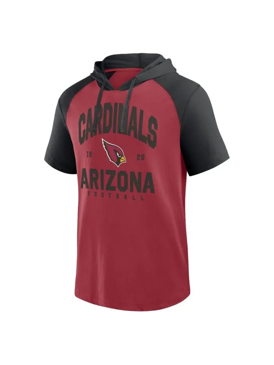 Мужская толстовка с капюшоном Cardinal Arizona Cardinals Prime Hoodie T-Shirt Logo Athletic — изображение 2 из 3, красный