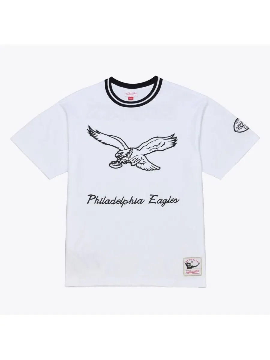 Мужская белая футболка Philadelphia Eagles Arctic Mitchell & Ness — изображение 1 из 4, белый