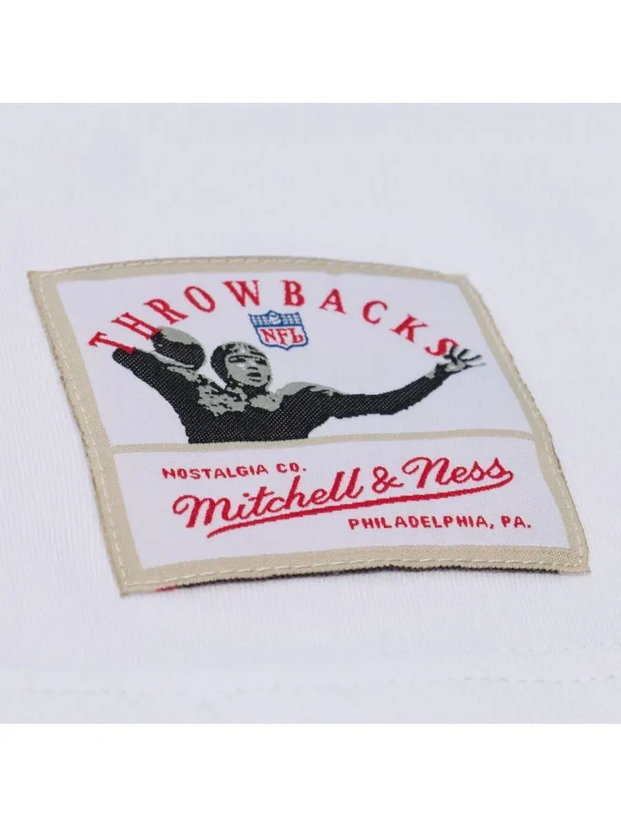 Мужская белая футболка Philadelphia Eagles Arctic Mitchell & Ness — изображение 2 из 4, белый