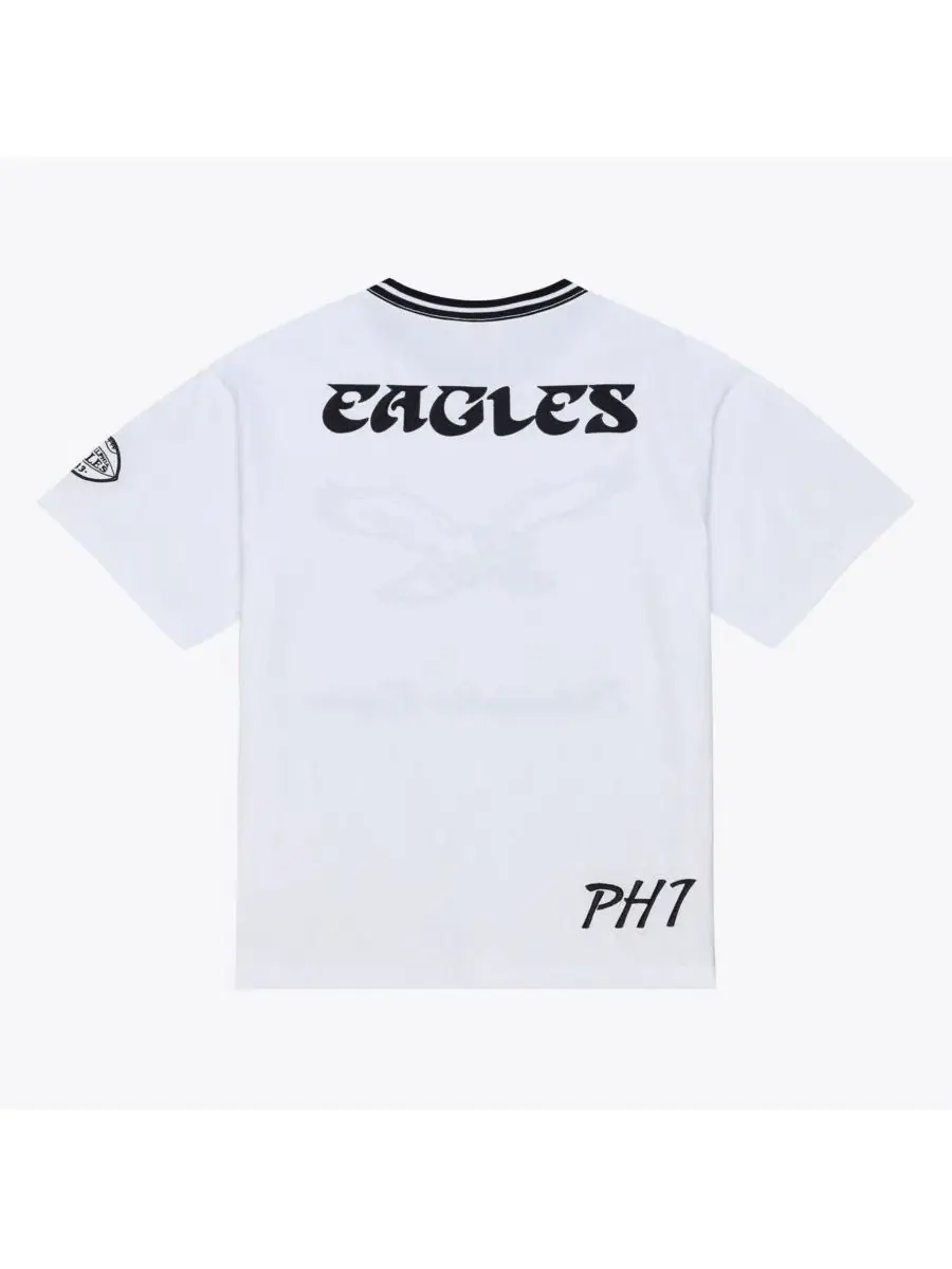 Мужская белая футболка Philadelphia Eagles Arctic Mitchell & Ness — изображение 4 из 4, белый
