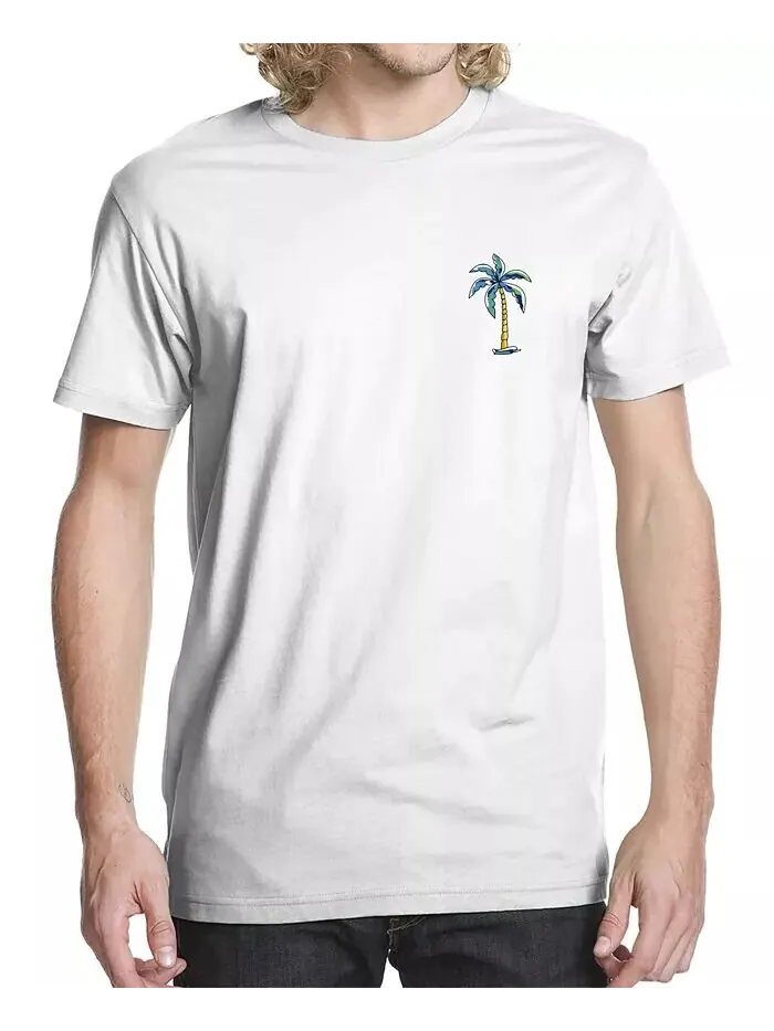 Мужская футболка с рисунком Ocean Palms Buzz Shirts