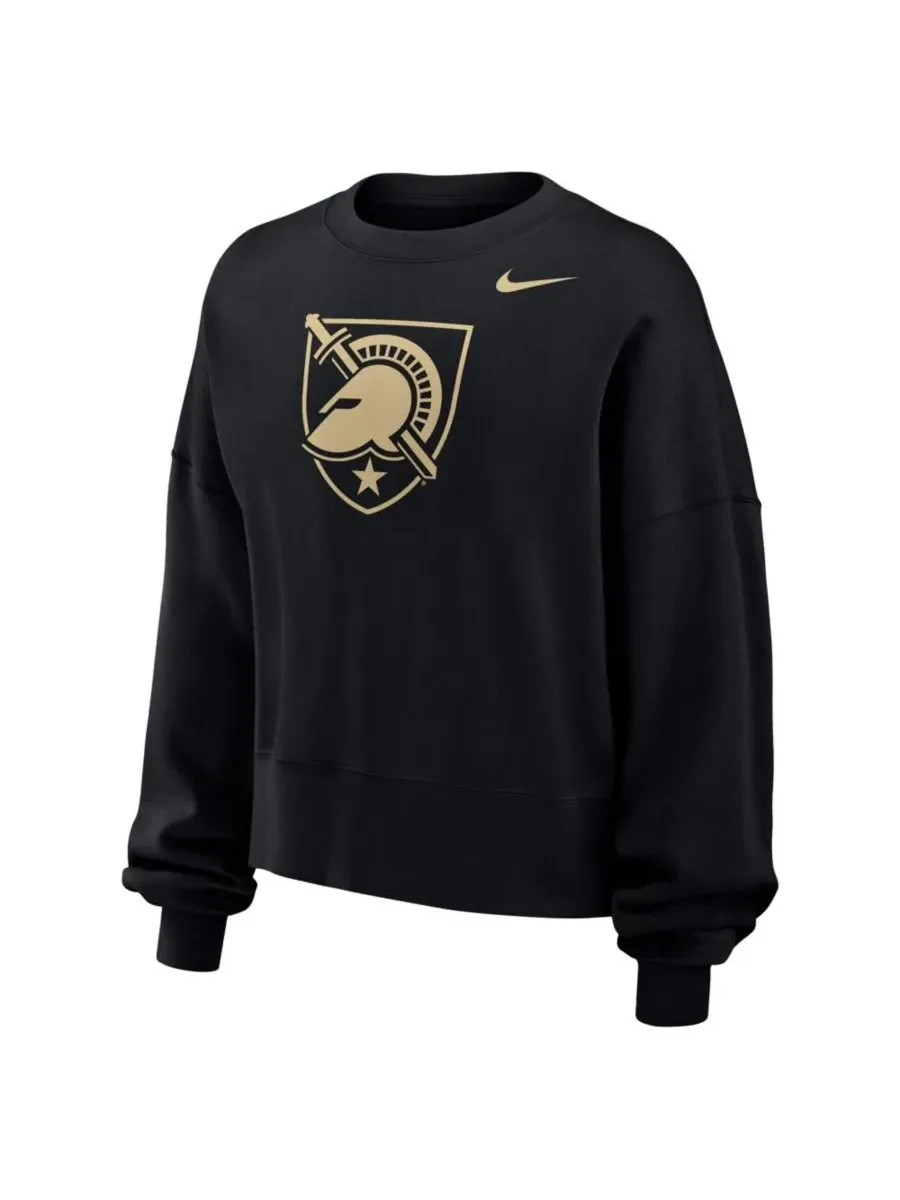 Свитшот-пуловер с принтом Phoenix Fleece Army Black Knights Nike — изображение 2 из 3, черный