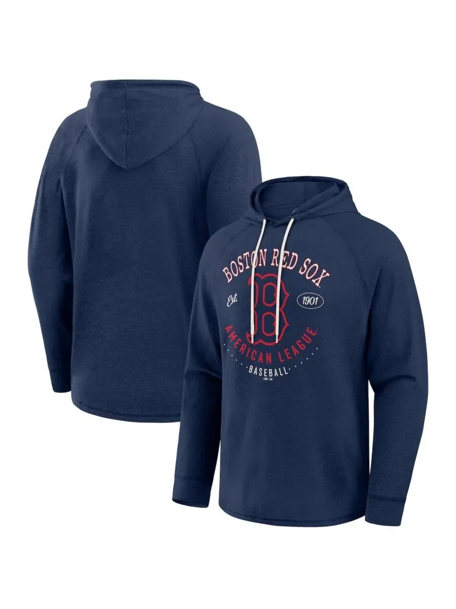 Мужская футболка с капюшоном и длинным рукавом реглан Boston Red Sox Darius Rucker Collection by — изображение 1 из 5