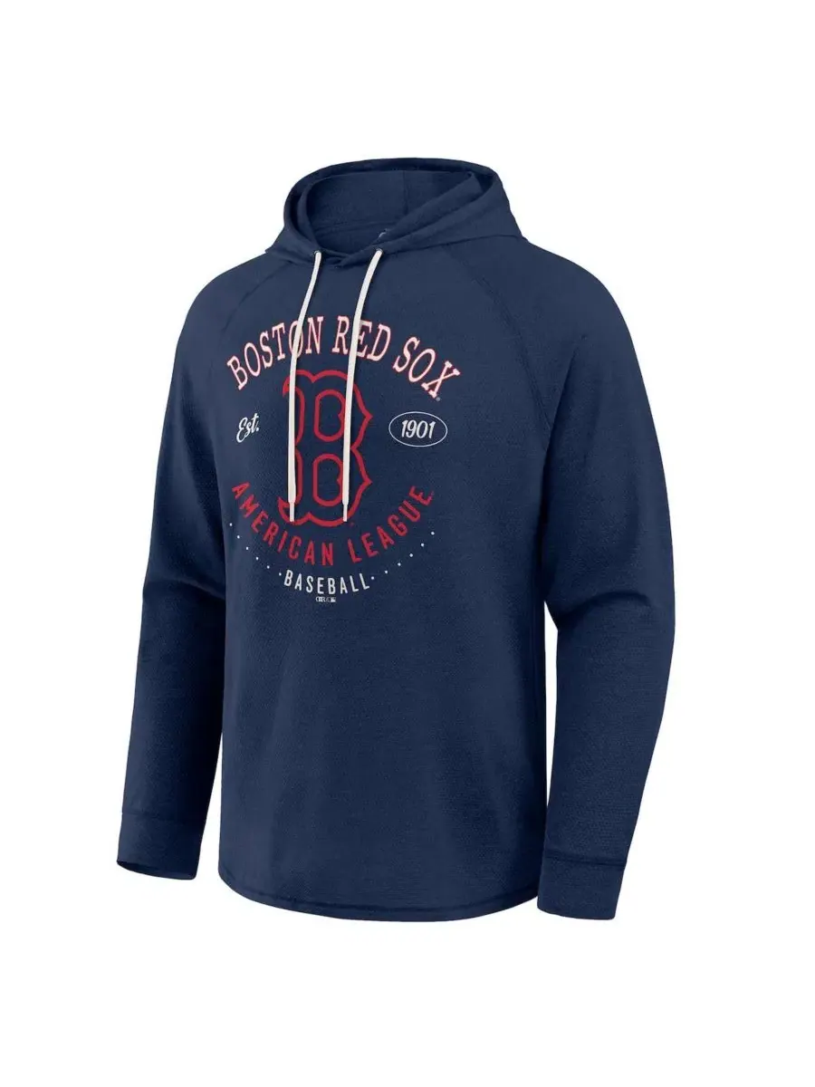 Мужская футболка с капюшоном и длинным рукавом реглан Boston Red Sox Darius Rucker Collection by — изображение 2 из 5