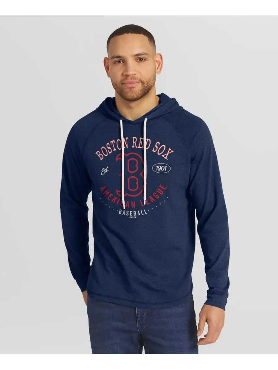 Мужская футболка с капюшоном и длинным рукавом реглан Boston Red Sox Darius Rucker Collection by — изображение 4 из 5