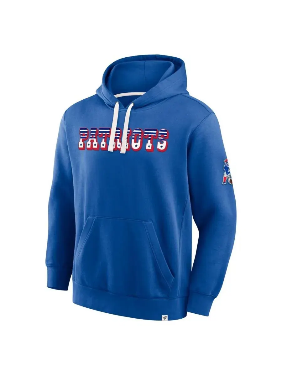 Толстовка с капюшоном New Horizons Heritage Pullover Hoodie Fanatics — изображение 2 из 3, королевский