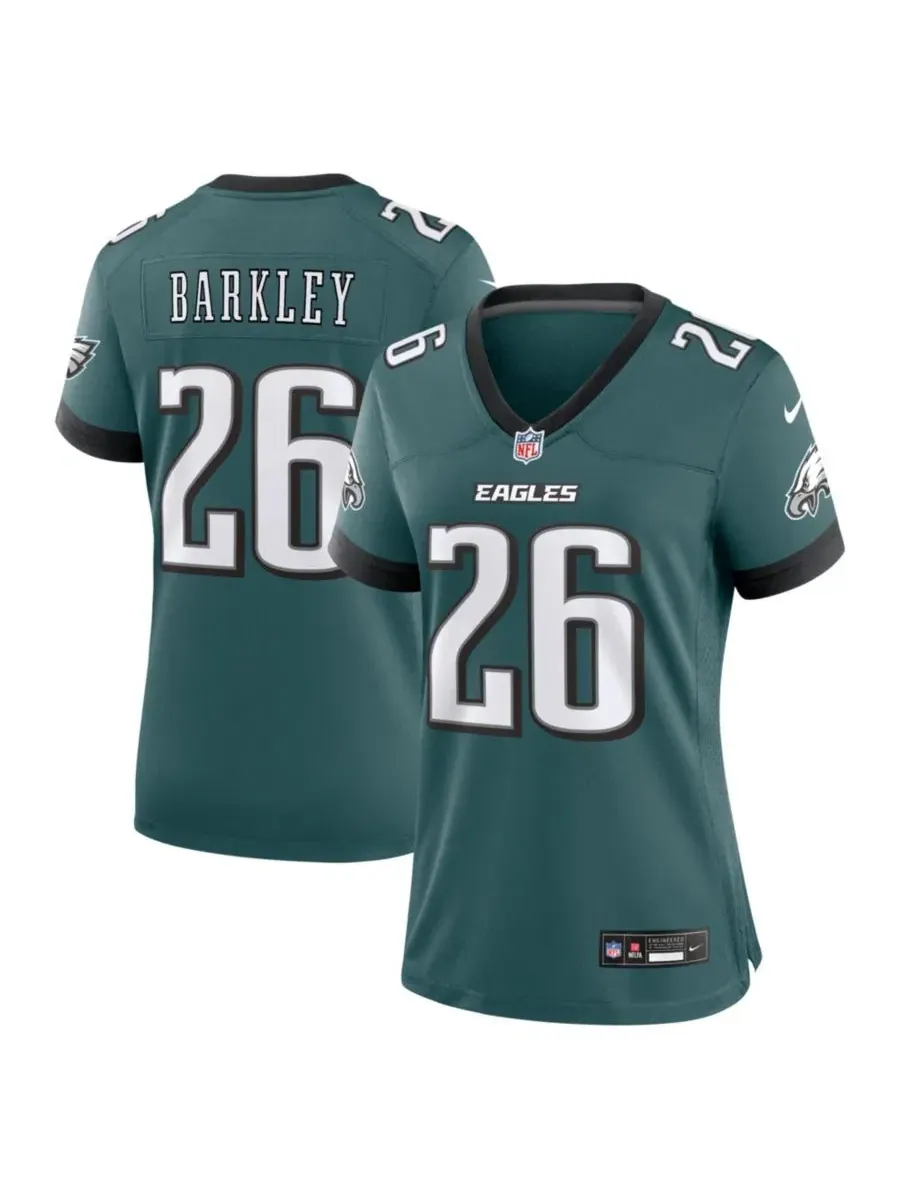 Джерси Nike Philadelphia Eagles с именем Saquon Barkley — изображение 1 из 3, зеленый