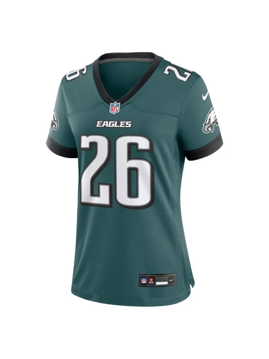 Джерси Nike Philadelphia Eagles с именем Saquon Barkley — изображение 3 из 3, зеленый
