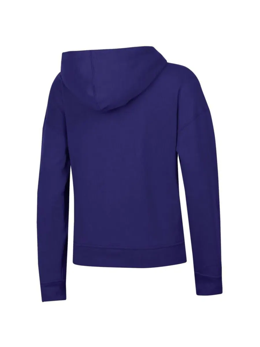 Худи с капюшоном Powerblend Fleece с принтом Clemson Tigers Champion — изображение 3 из 3, фиолетовый