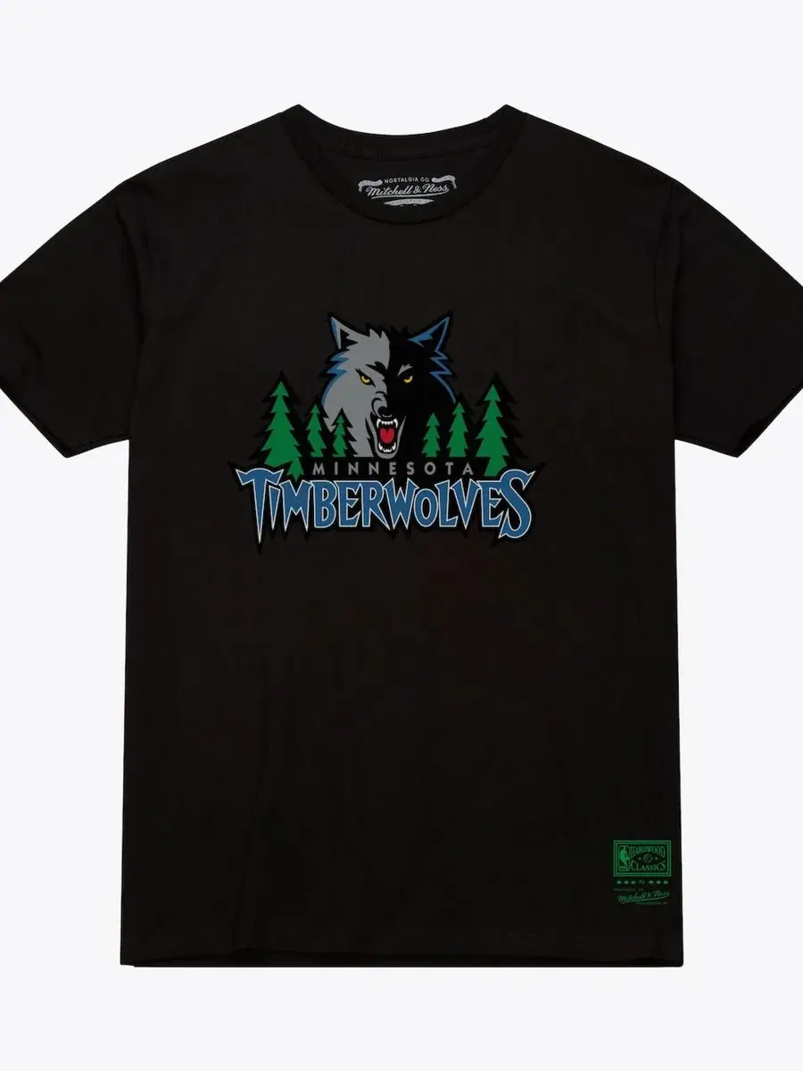 Футболка с принтом Hardwood Classics Arch Mitchell & Ness — изображение 1 из 2, черный