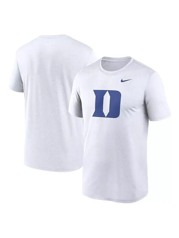 Мужская белая футболка с логотипом Duke Blue Devils Primetime Legend Nike — изображение 1 из 3