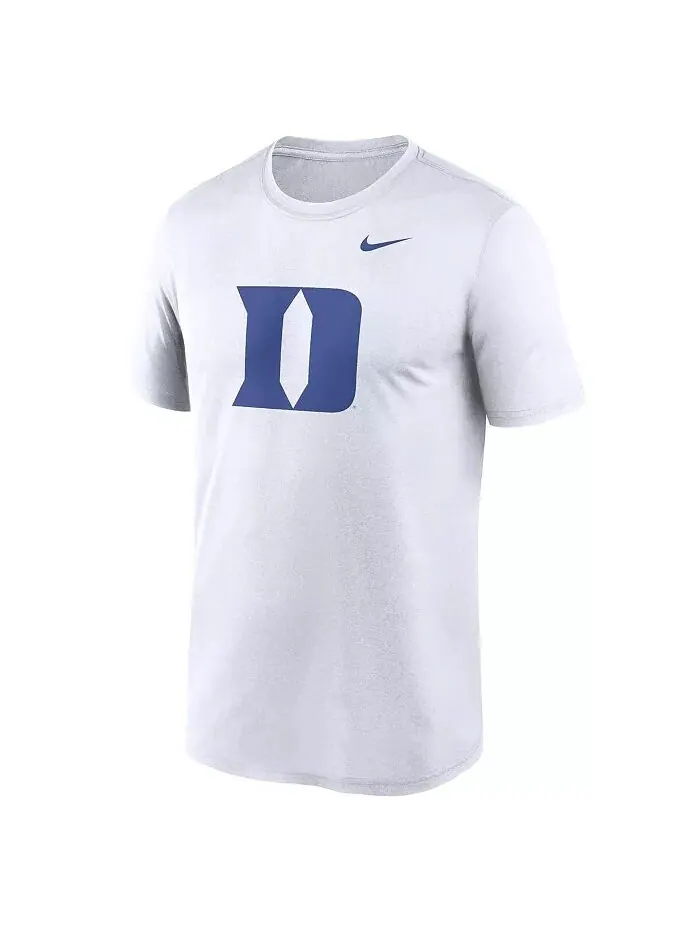 Мужская белая футболка с логотипом Duke Blue Devils Primetime Legend Nike — изображение 3 из 3