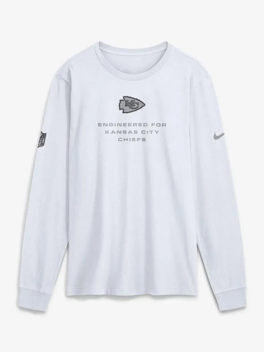 Футболка с длинным рукавом с принтом Sideline Bold Arch Star Dri-FIT Nike — изображение 1 из 2, белый
