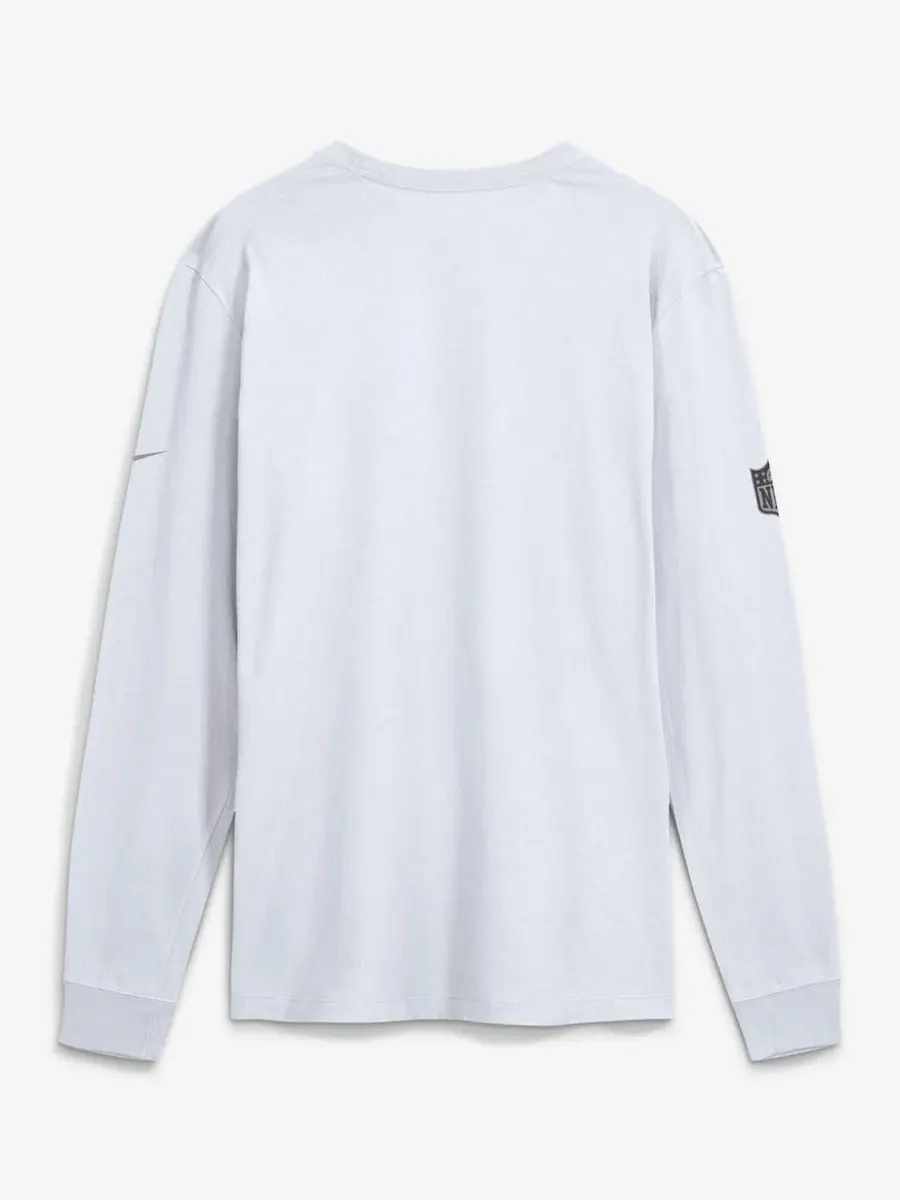 Футболка с длинным рукавом с принтом Sideline Bold Arch Star Dri-FIT Nike — изображение 2 из 2, белый