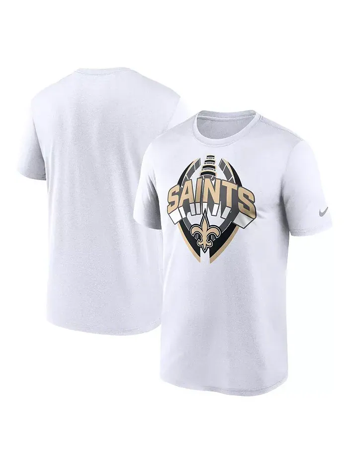 Мужская белая футболка New Orleans Saints Legend Icon Performance Nike — изображение 1 из 3