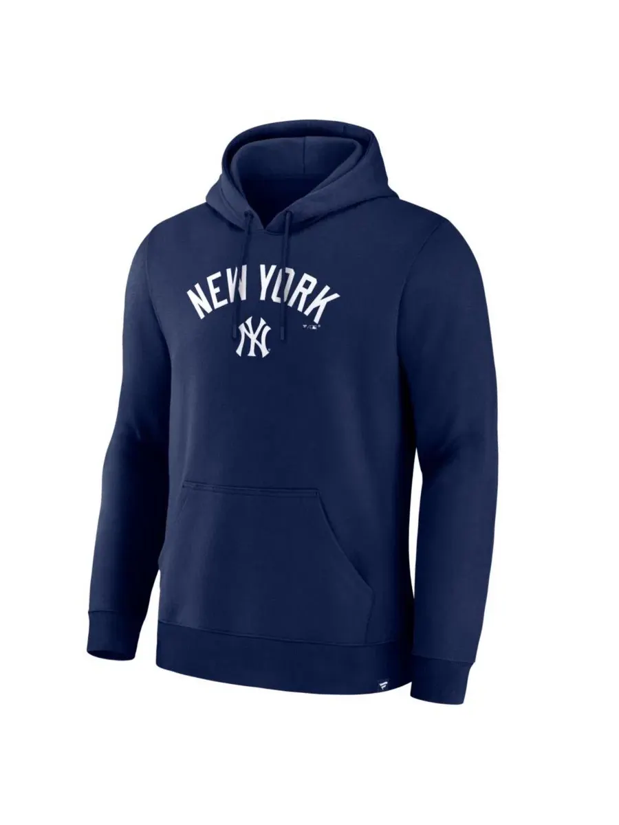 Худи с принтом New York Yankees Lock-Up Legacy Fanatics — изображение 3 из 3, темно-синий