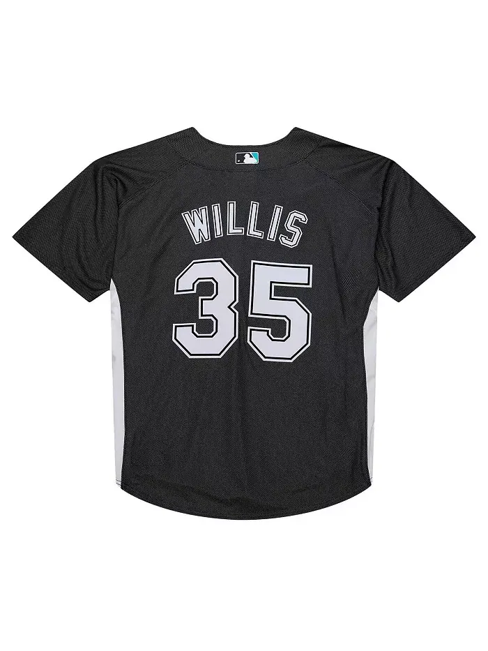 Майка для тренировок Mitchell Ness мужская Dontrelle Willis черная Florida Marlins коллекция — изображение 2 из 4