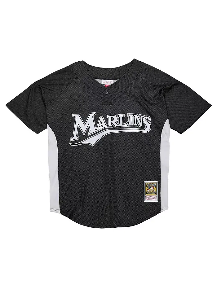 Майка для тренировок Mitchell Ness мужская Dontrelle Willis черная Florida Marlins коллекция — изображение 4 из 4