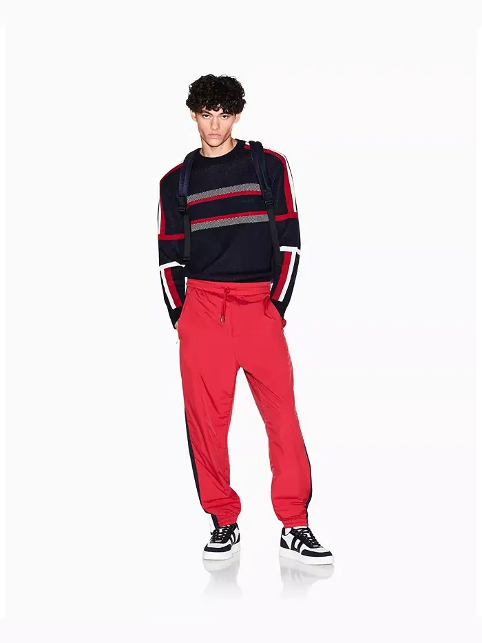 Мужской свитер с цветными блоками и контрастными вставками A|X Armani Exchange — изображение 2 из 5