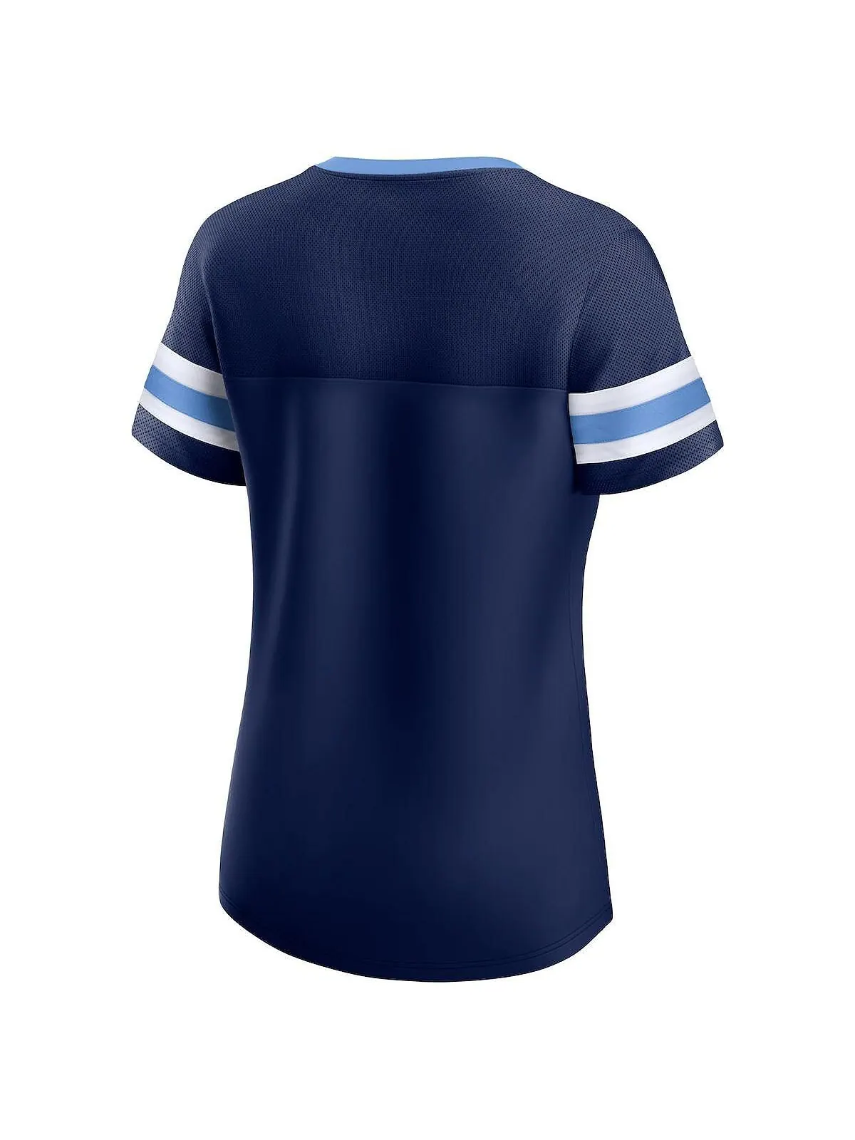 Женская темно-синяя футболка с логотипом Tennessee Titans Original State на шнуровке Fanatics — изображение 3 из 3