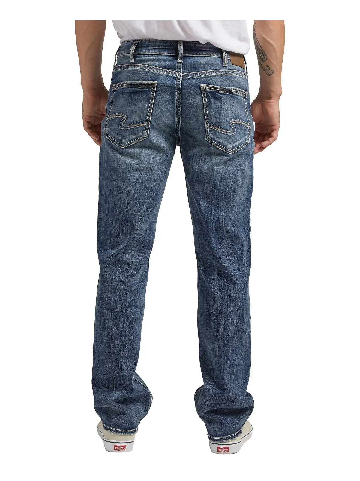 Мужские джинсы прямого кроя классического кроя Grayson Silver Jeans Co. — изображение 2 из 3, синий
