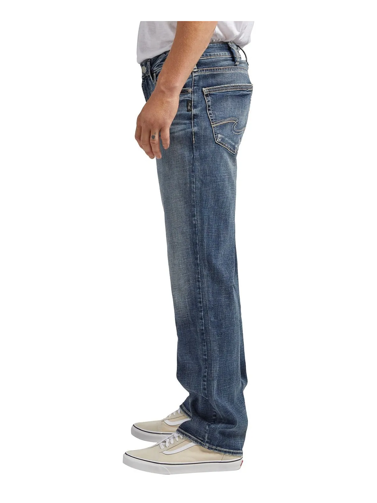 Мужские джинсы прямого кроя классического кроя Grayson Silver Jeans Co. — изображение 3 из 3, синий