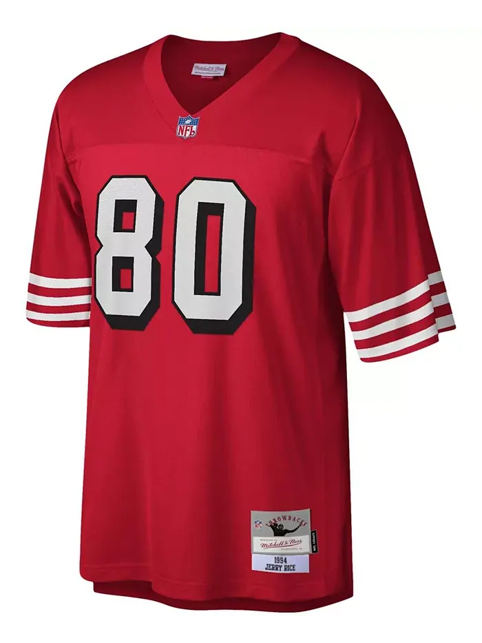 Мужская реплика джерси San Francisco 49ers 1994 Legacy - Jerry Rice Mitchell & Ness — изображение 2 из 3