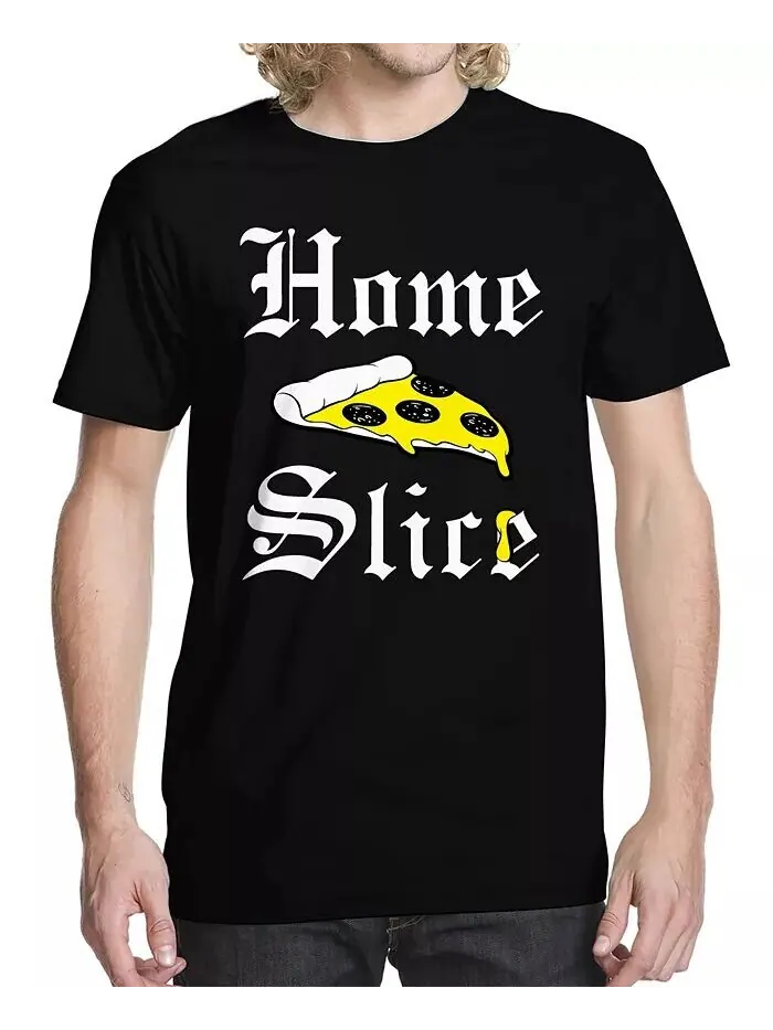 Мужская футболка с рисунком Home Slice Buzz Shirts — изображение 1 из 1