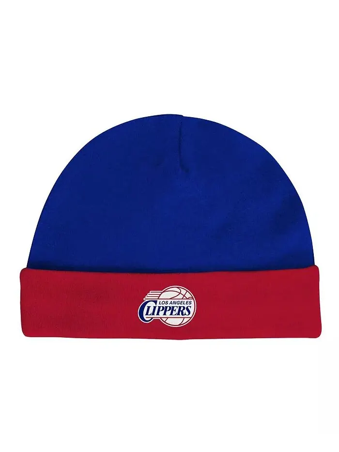 Комплект из классических боди и шапки с манжетами Royal, красного цвета LA Clippers Hardwood — изображение 4 из 4