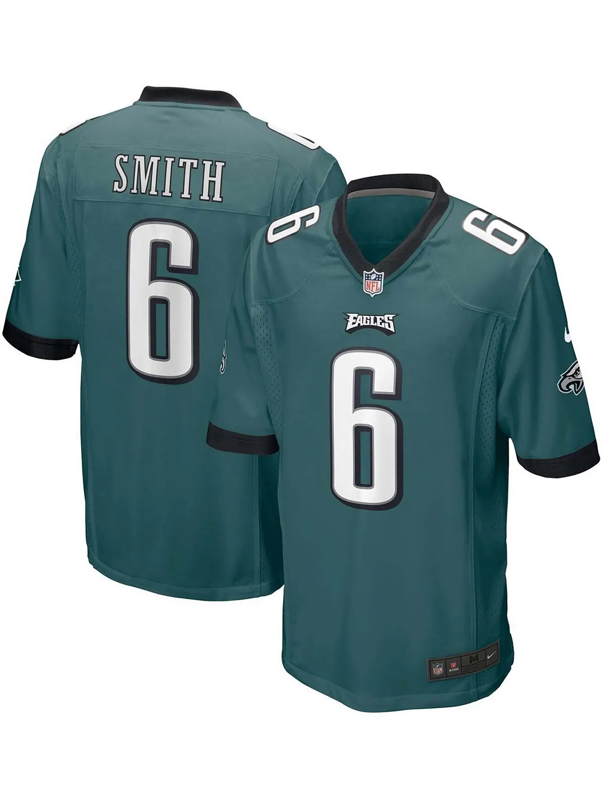 Мужская футболка DeVonta Smith Midnight Green Philadelphia Eagles драфта НФЛ 2021 года, выбранная в — изображение 1 из 3