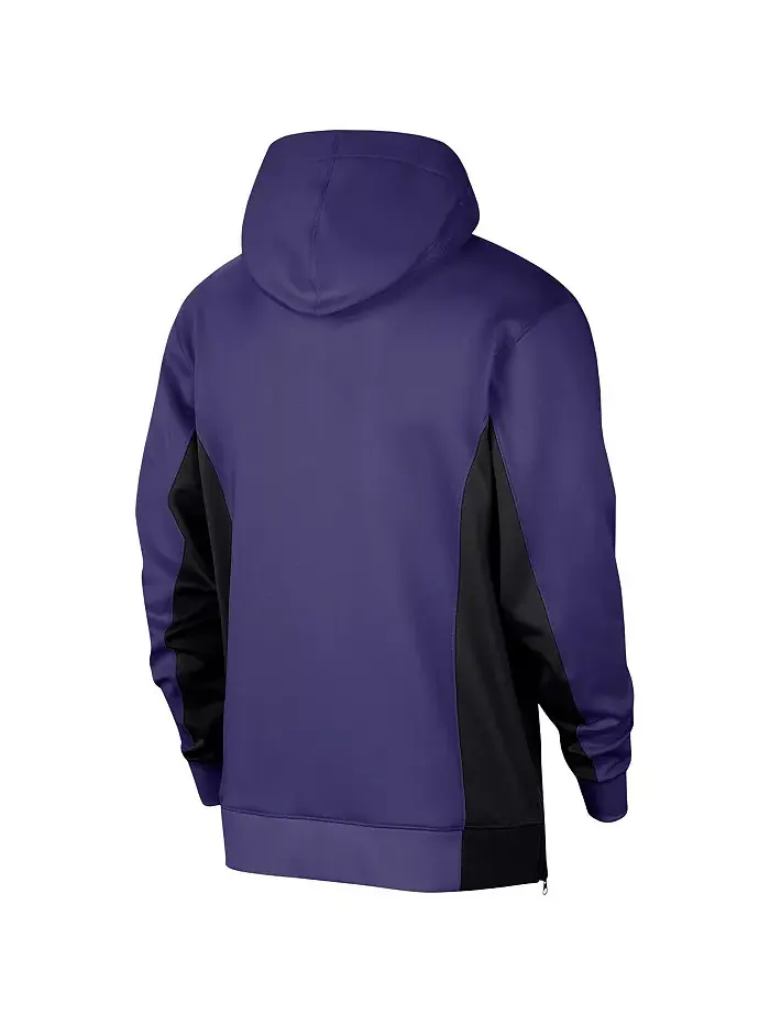 Мужская худи с молнией Phoenix Suns 2023/24 Authentic Showtime фиолетового цвета Nike — изображение 3 из 3