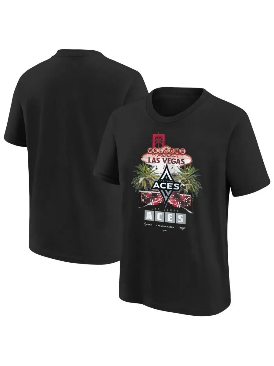 Nike Футболка Big Boys and Girls Black Las Vegas Aces Original Content — изображение 1 из 3, черный