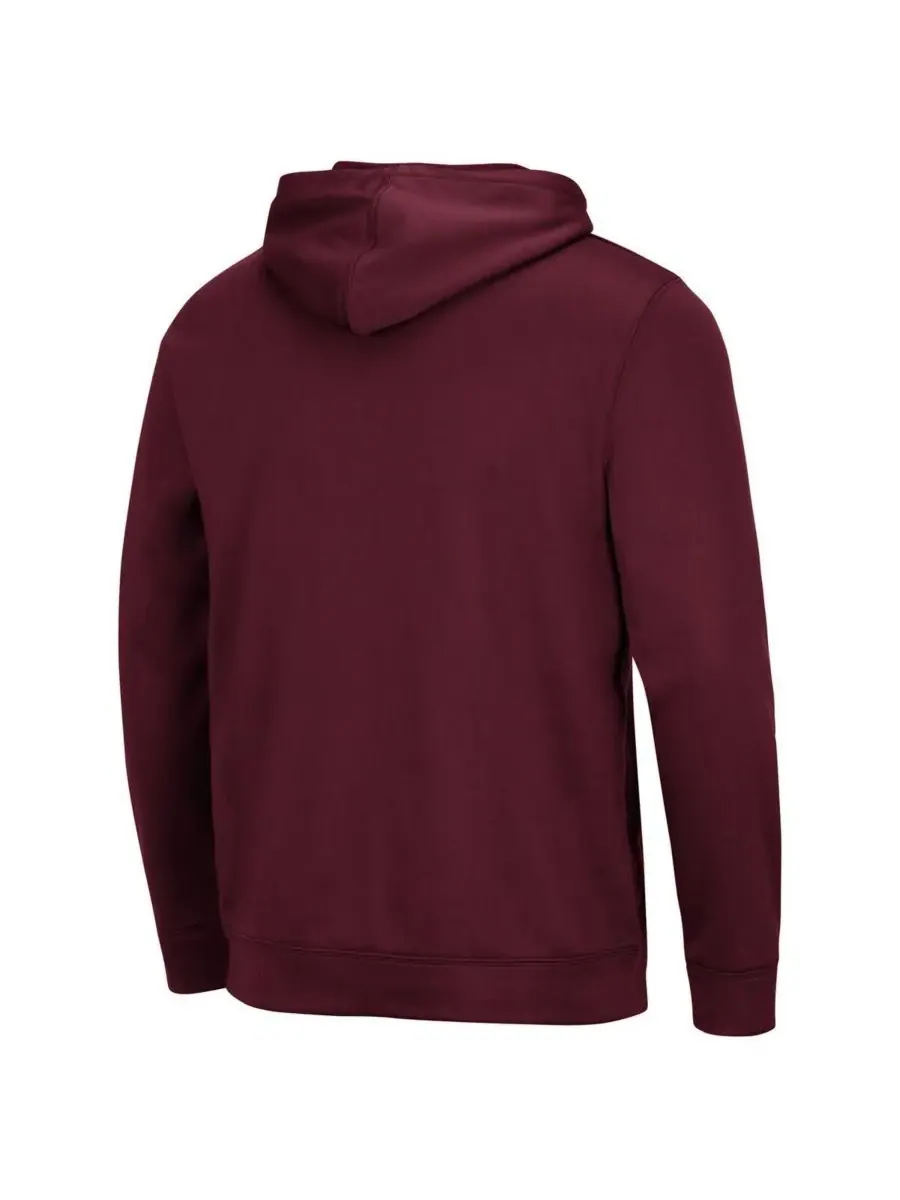 Мужская толстовка с капюшоном Mississippi State Bulldogs Lantern Pullover Hoodie Colosseum — изображение 2 из 5, коричневый